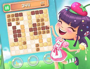 1000 Cookies لعبة ألغاز مجانية وسهلة للعب عبر الإنترنت
