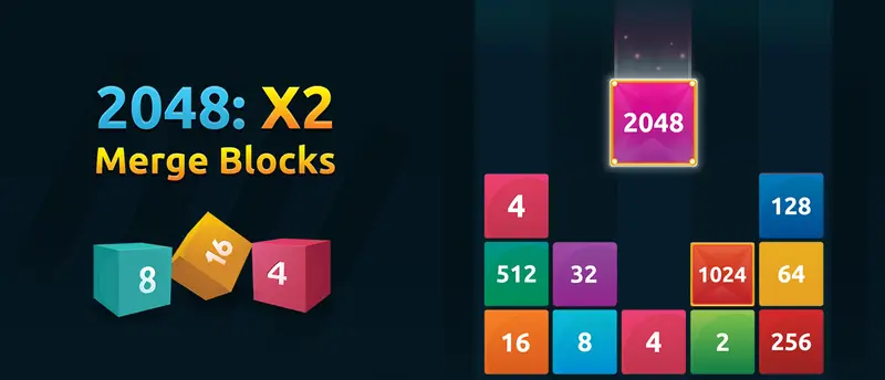 2048 X2 Merge Blocks – Kostenloses Spiel online spielen