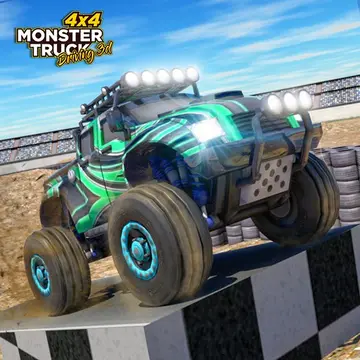 4x4 Monster Truck Driving 3D - Jogue Online e Grátis