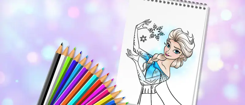 Amazing Princess Coloring Book