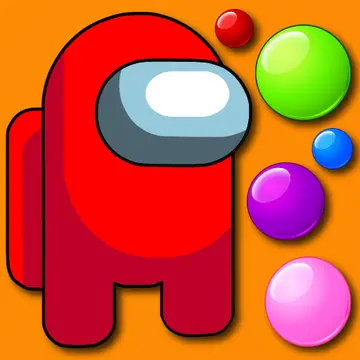 Among Them バブルシューター - オンライン無料ゲームで遊ぶ