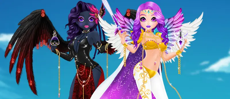 Angelic Charm Princess Oyna - Ücretsiz Giydirme ve Macera Oyunu