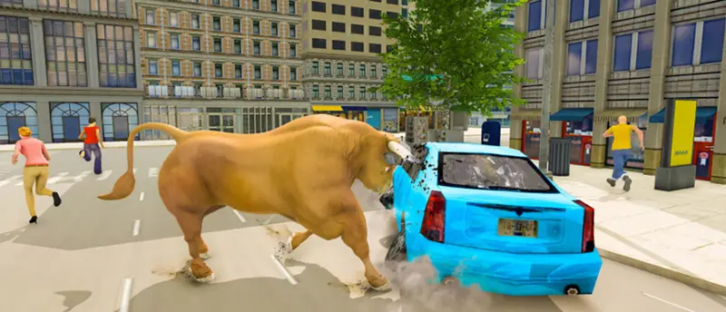 Angry Bull Attack Wild Hunt Simulator