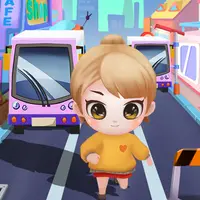 Angry Chibi Run - Juego de correr sin fin y saltar en línea gratis