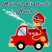 Animal Firetrucks Match 3 - オンライン無料パズルゲーム