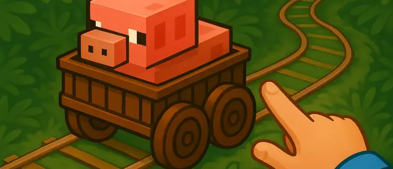 Animal in Rails! Juego de rompecabezas gratis para jugar en línea