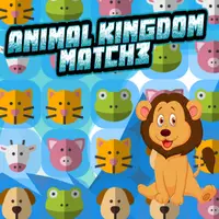 Animal Kingdom Match 3 لعبة مجانية للعب أونلاين - مطابقة ثلاثية