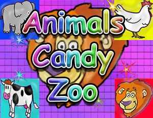 Animals Candy Zoo - Juego para niños de animales y colores