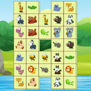 Animals Connect - Jeu de Mahjong en ligne gratuit