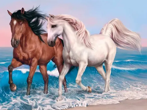 Animals Jigsaw Puzzle Pferde – Kostenloses Online Puzzlespiel zum Spielen