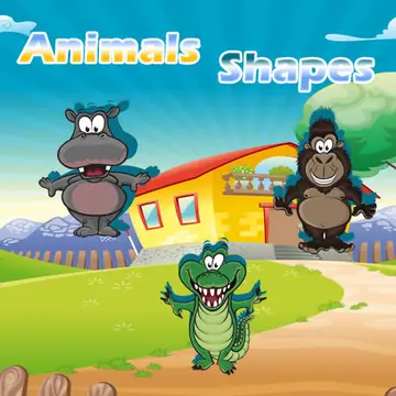Animals Shapes - Kostenloses Puzzlespiel zum Tiere Zuordnen spielen