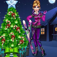 Anna Préparer pour Noël - Jeu de Decoration et Mode