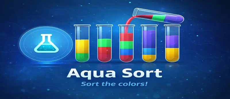 Aqua Sort: Water Color Puzzle