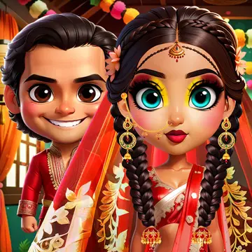 Asoka Make-up Indische Braut – Hochzeits Spiel für Mädchen