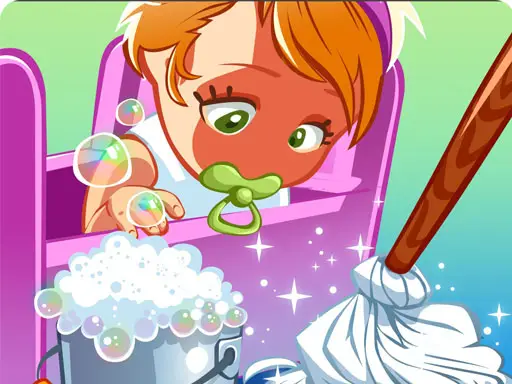 Baby Cleaning - Juego para limpiar la habitación del bebé y jugar gratis