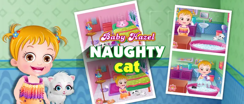 Baby Hazel Naughty Cat - お世話と遊びの育成ゲーム