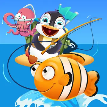 Baby Penguin Fishing - Fun Online Fishing Game for Kids and Casual Players