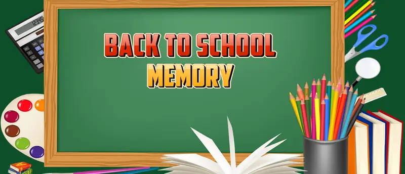 Back To School Memory - Jeu de mémoire gratuit en ligne pour enfants