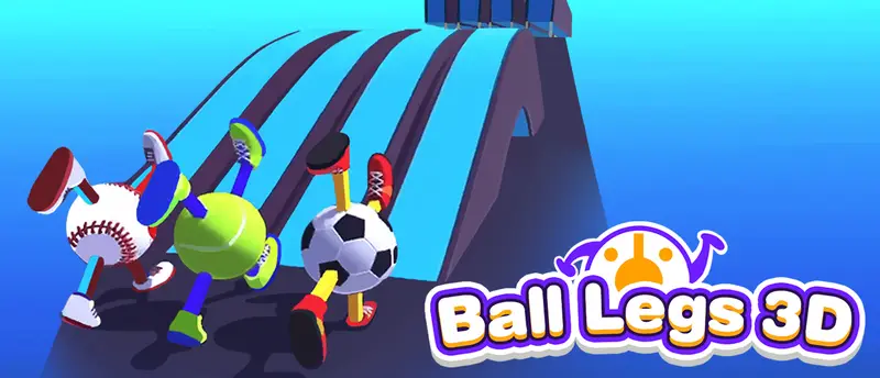 Ball Legs 3D - オンライン無料で遊べるレースゲーム