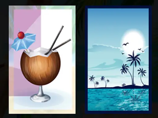Beach Cocktails Memory Oyna - Ücretsiz Eşleştirme Oyunu