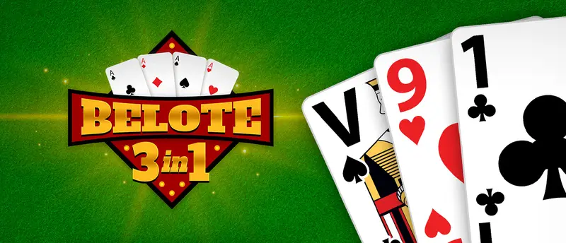 Belote 3en1 - Jouer à la Belote, Contrée et Coinche en ligne