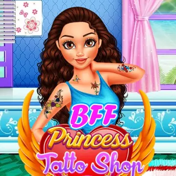 Bff Princess Tatoo Shop - Jeu de Création de Tatouages pour Filles