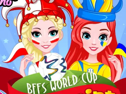 BFFs World Cup Face Paint - Jeu de maquillage et déguisement en ligne