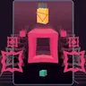 Big NEON Tower VS Tiny Square