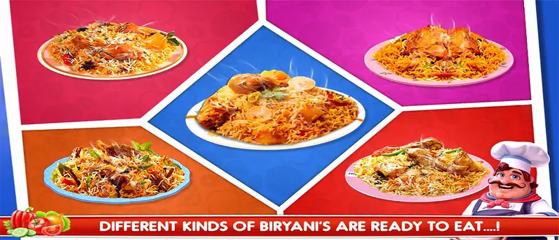 Biryani Recipes & シェフ料理ゲーム - 無料で遊べる料理ゲーム