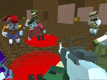 Blocky Warfare the Aweper Zombie - Online Multiplayer FPS Game