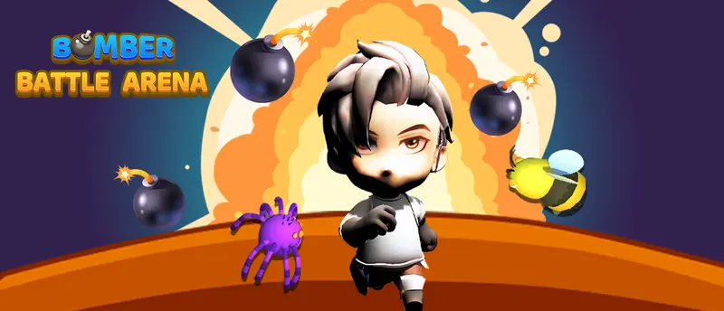 Bomber Battle Arena لعبة قتال وتفجير ثلاثية الأبعاد مجانية للعب