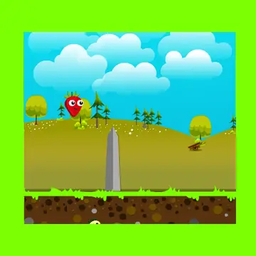 Bouncing Strawberry - Eğlenceli Çilek Atlama Oyunu