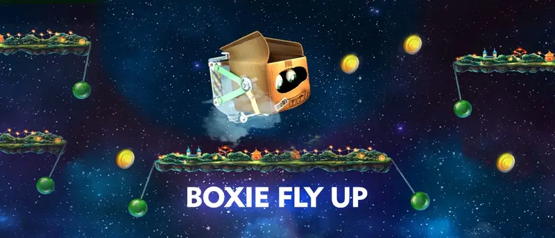 Boxie Fly Up - Jeu de course en ligne gratuit