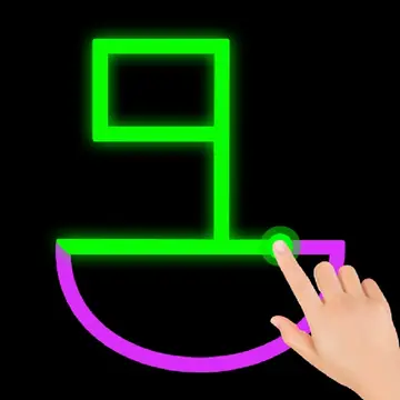 Brain Draw Line - Free Puzzle Game to Play and Solve Shapes