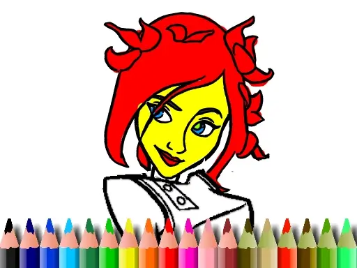 BTS Cute Girl Coloring Jogo Online Grátis para Colorir e Criar