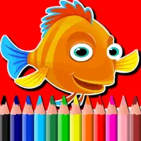 BTS Fish Coloring Book 無料オンライン塗り絵ゲーム