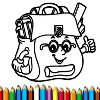 BTS School Bag Coloring Book - Juego para Colorear en Línea Gratis