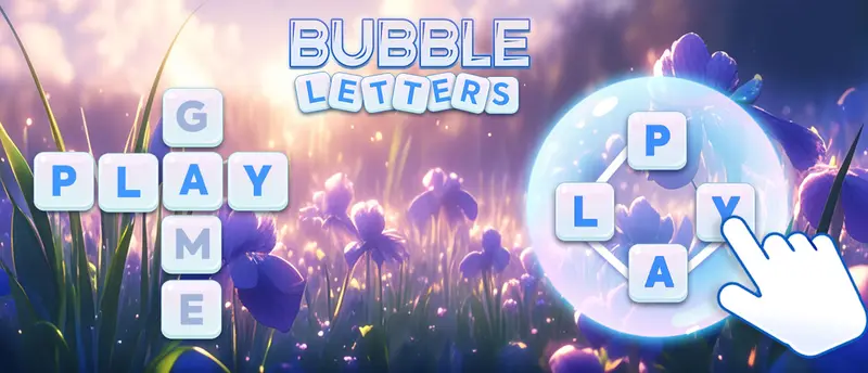 Bubble Letters - Jogo de Palavras Online Grátis