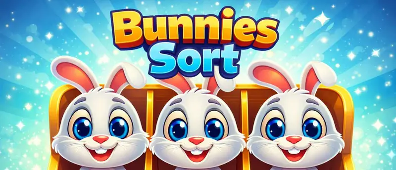 Bunnies Sort - Jogo de Quebra-Cabeça Casual para Jogar Online Grátis