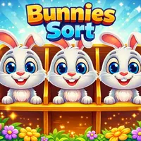 Bunnies Sort - Jogo de Quebra-Cabeça Casual para Jogar Online Grátis