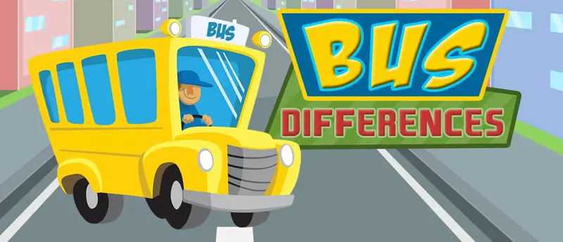 Bus Differences - おもしろく遊べる観察ゲーム