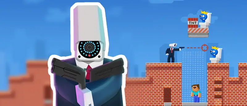Cameraman vs Toilets Puzzle - Juego de acertijos gratis en línea