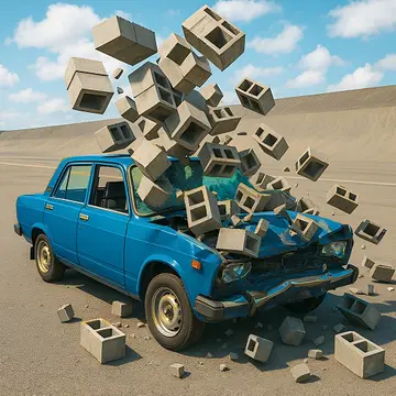 Car Crash Test: Abandoned City - Jogue e Dirija Carros de Teste