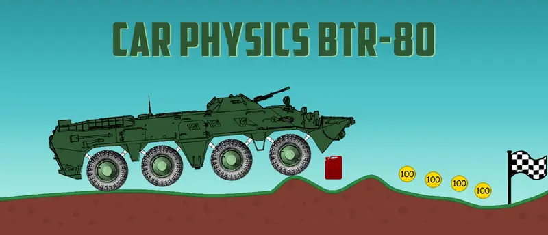 Car Physics BTR 80 - Jeu de conduite en ligne gratuit