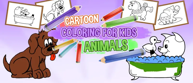 Cartoon Coloring for Kids Animals