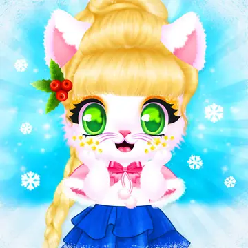 Cat and Rabbit Holiday - Jogo de Vestir Online Grátis