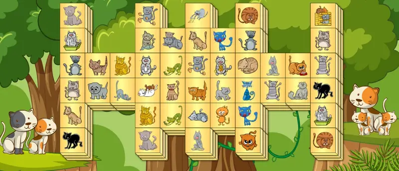 Cats Mahjong - Jeu de Mahjong en ligne gratuit