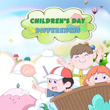 Childrens Day Differences - Jogo de Encontrar Diferenças Grátis