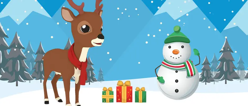 Christmas Deer Jigsaw - Jeu de Puzzle en Ligne Gratuit