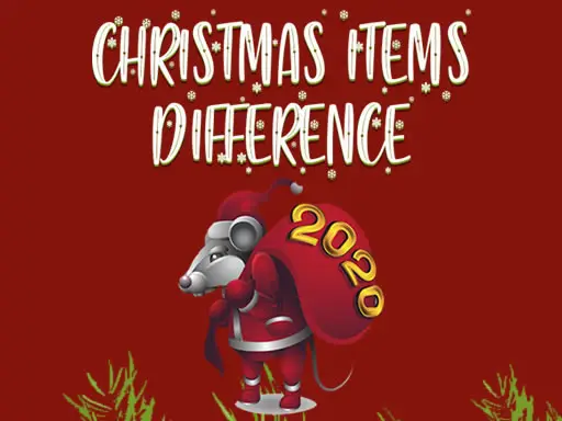 Christmas Items Differences - Jeu de Recherche de Différences pour Enfants Gratuit
